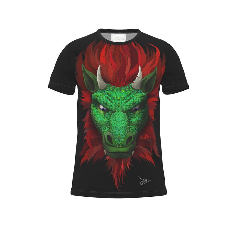 Eldin Rex — Green Dragon King | Premium T-Shirt