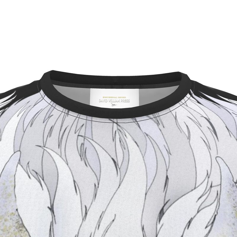 Cut And Sew All Over Print T Shirt