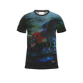 Cut And Sew All Over Print T Shirt