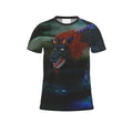 Cut And Sew All Over Print T Shirt