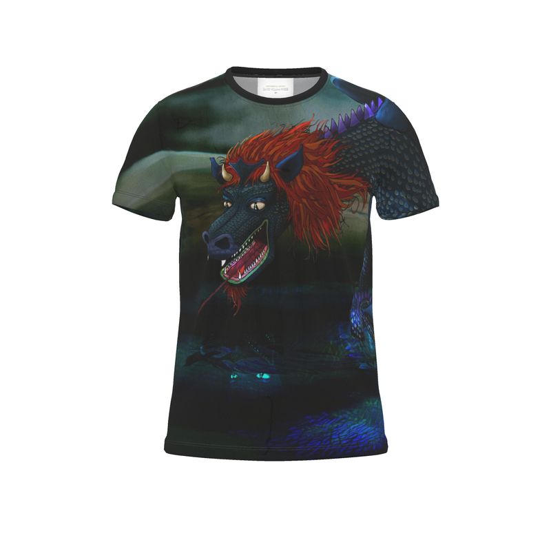 Cut And Sew All Over Print T Shirt
