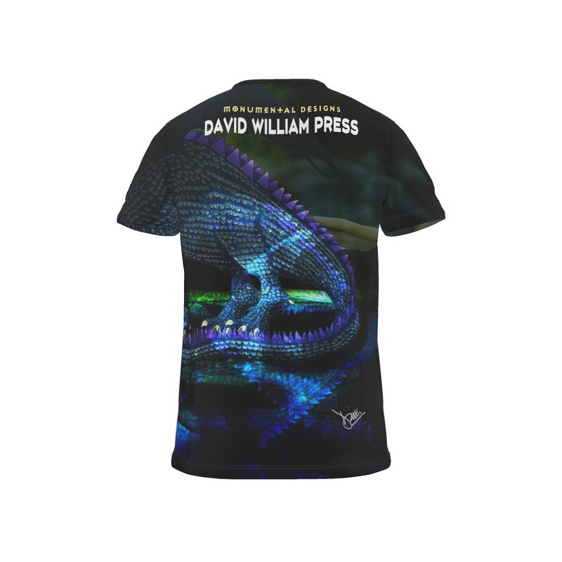 Cut And Sew All Over Print T Shirt