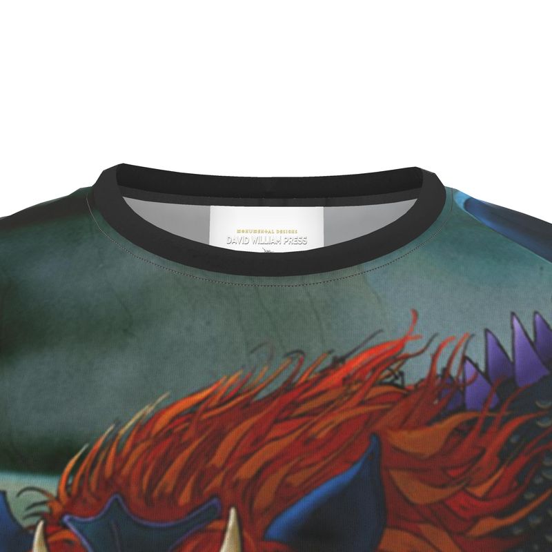 Cut And Sew All Over Print T Shirt
