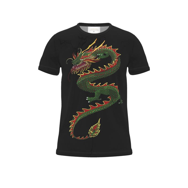 Green Chinese Dragon | All Over Print T-Shirt