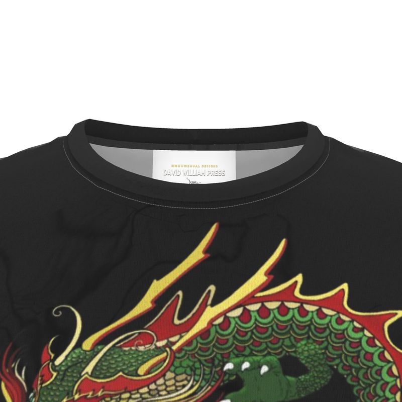 Green Chinese Dragon | All Over Print T-Shirt