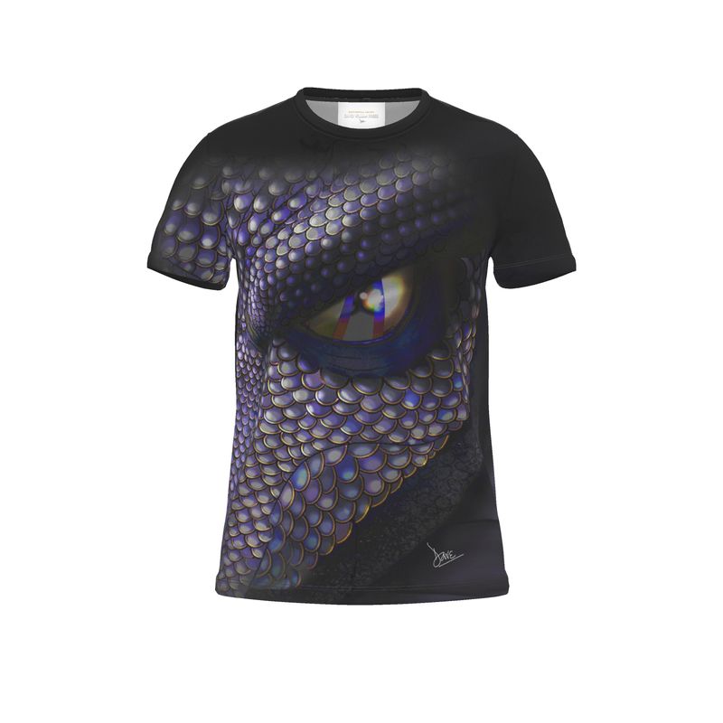 The Purple Dragon Glare | All Over Print T-Shirt
