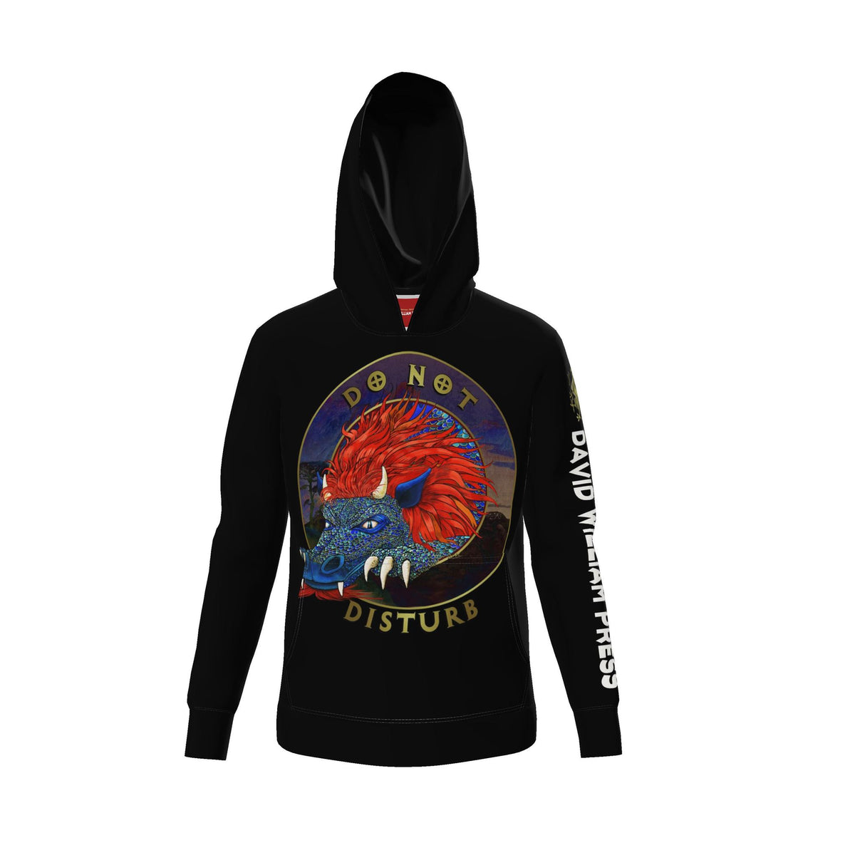 Do not disturb the dragon, premium hoodie
