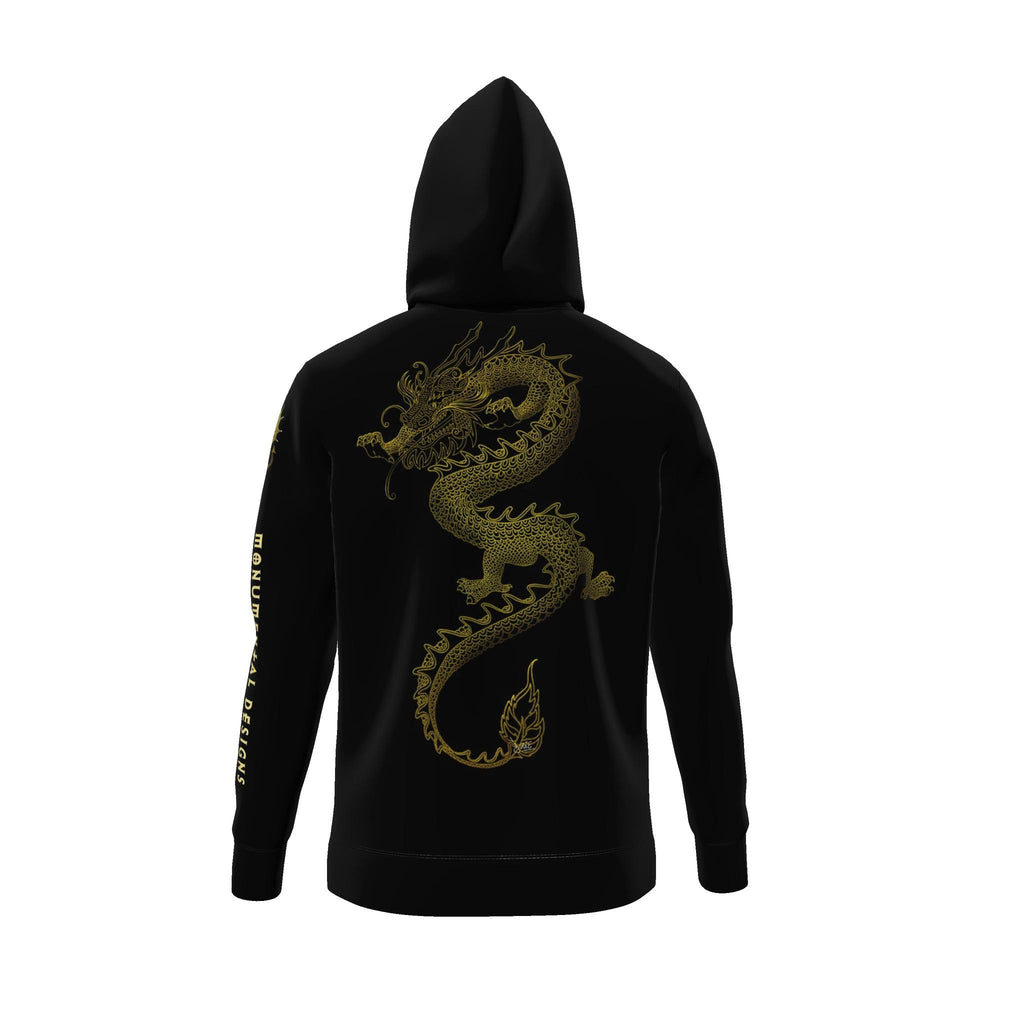 Do not disturb the dragon, premium hoodie