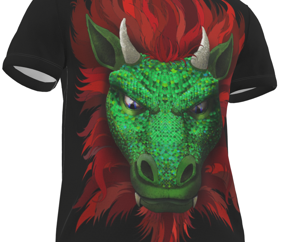 Eldin Rex — Green Dragon King | Premium T-Shirt