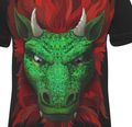 Eldin Rex — Green Dragon King | Premium T-Shirt