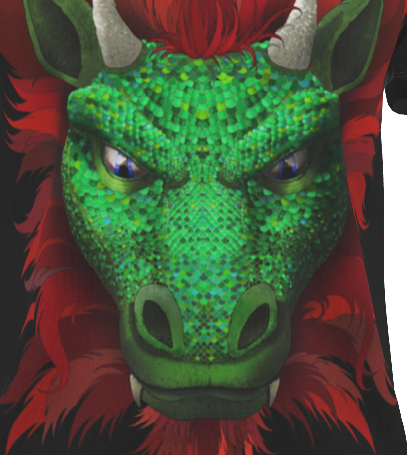 Eldin Rex — Green Dragon King | Premium T-Shirt