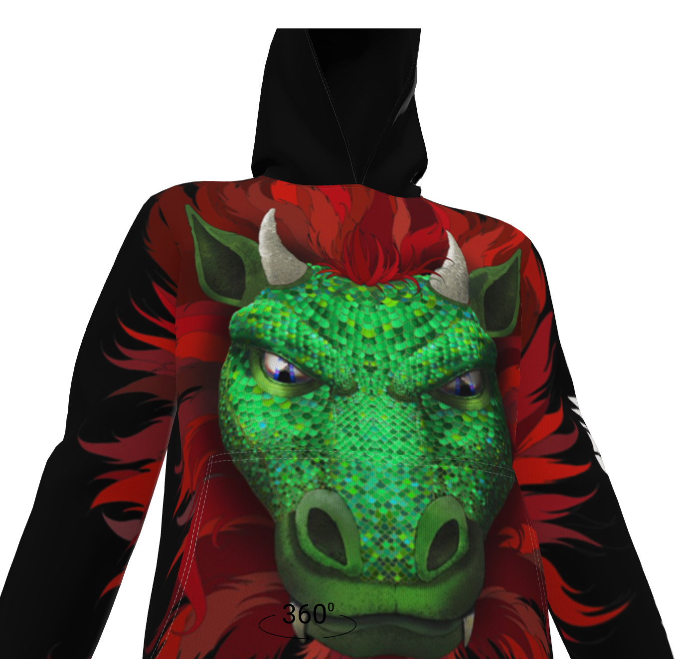 Eldin Rex — Green Dragon King Hoodie
