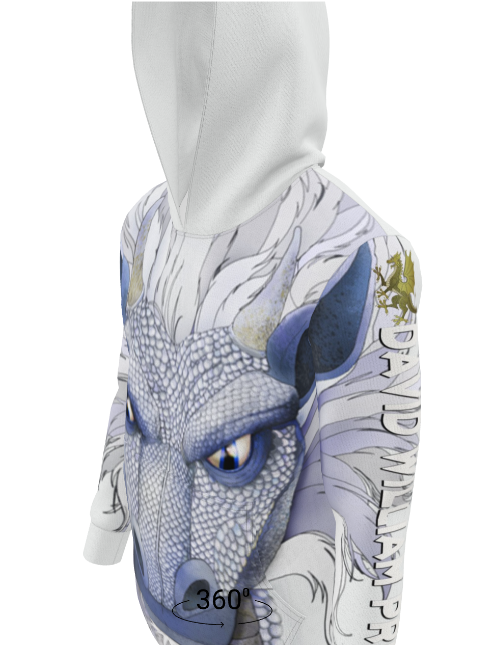 I Shall Use The Dragon Mind — William Whitefire Hoodie