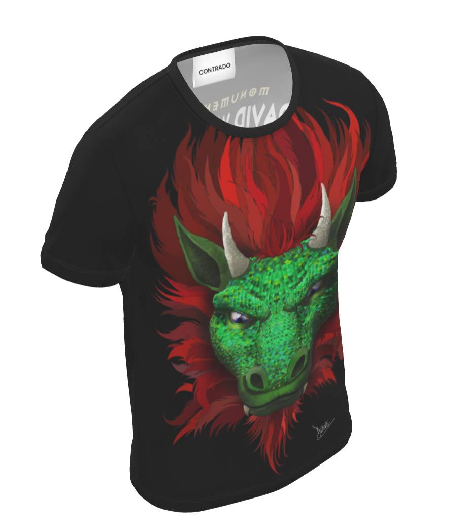 Eldin Rex — Green Dragon King | Premium T-Shirt