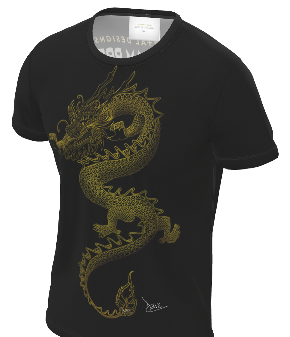 Cut And Sew All Over Print T Shirt