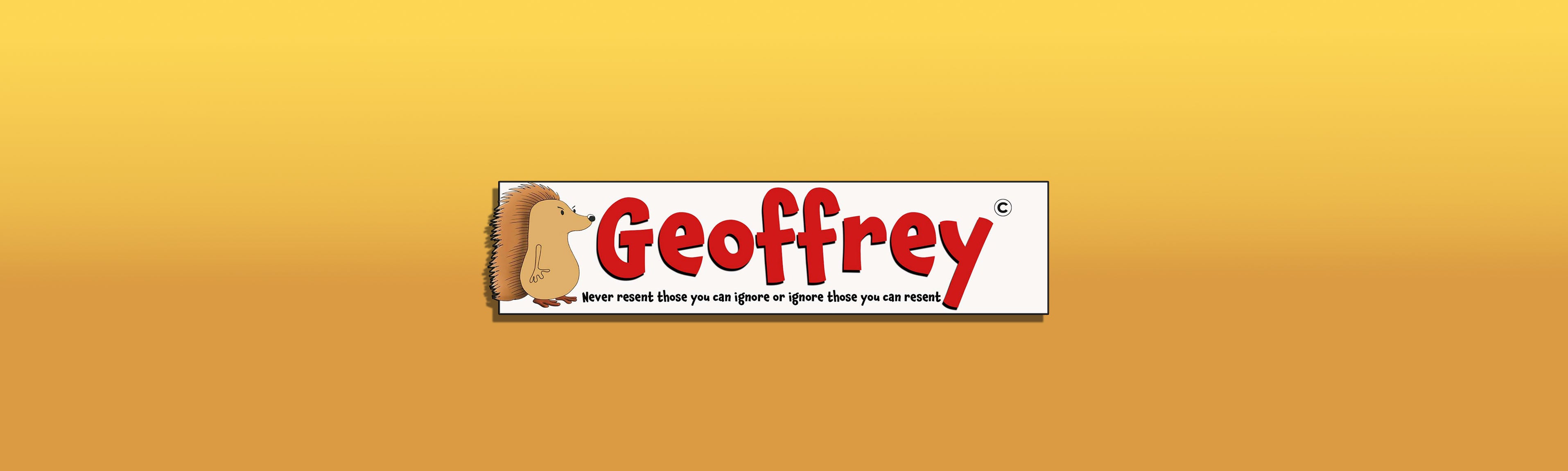 Geoffrey the moody hedgehog - Monumental Designs